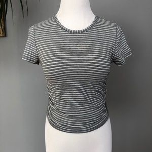 Lululemon striped crop top, size: 4